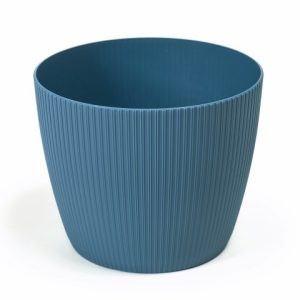 Maceta "MAGNOLIA" color azul marino 22 cm · plástico