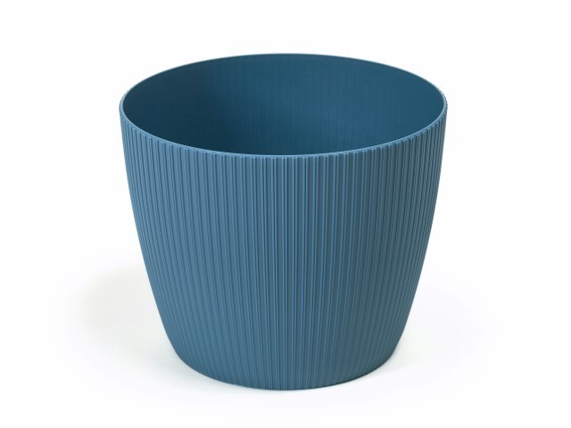 Maceta "MAGNOLIA" color azul marino 22 cm · plástico