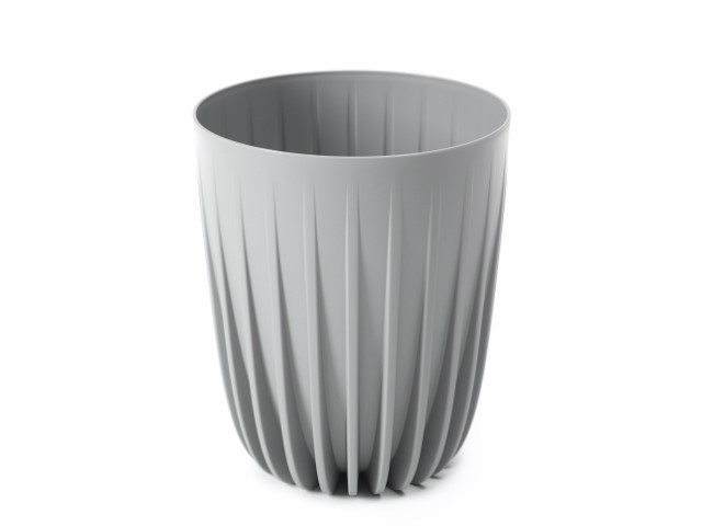 Maceta "MIRA" color gris 19 × 22 cm · plástico
