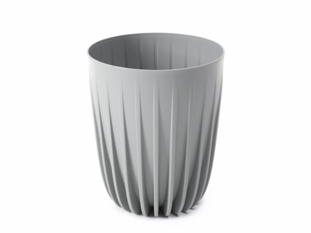 Maceta "MIRA" color gris 25 × 29 cm · plástico