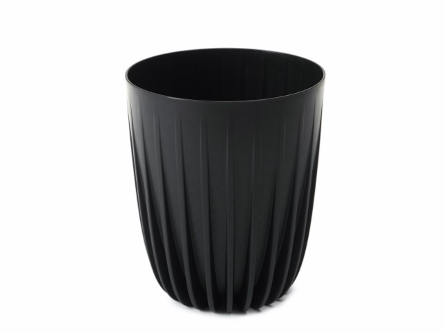 Maceta "MIRA ECO RECICLADO" color negro 19 × 22 cm · plástico