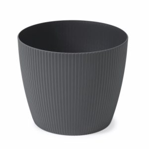 Maceta "MAGNOLIA ECO RECICLADO" color antracita 14 × 13 × 11 cm · plástico