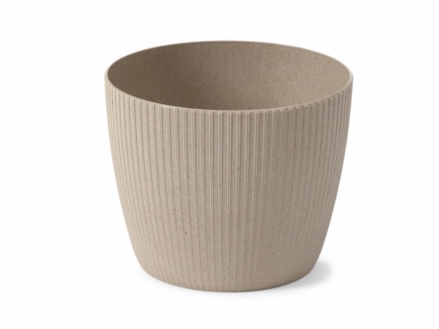 Maceta "MAGNOLIA ECO CAFÉ" leite 30 × 24 cm · plástico