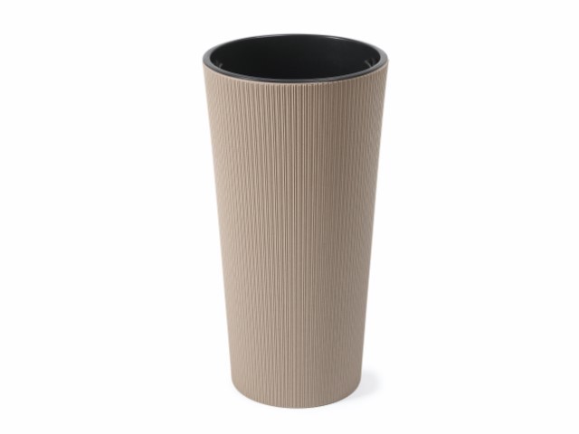 Maceta "LILIA ECO CAFÉ" leite 30 × 57 cm · plástico