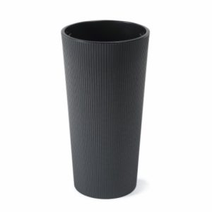 Maceta "LILIA ECO RECICLADO" color antracita 30 × 57 cm · plástico