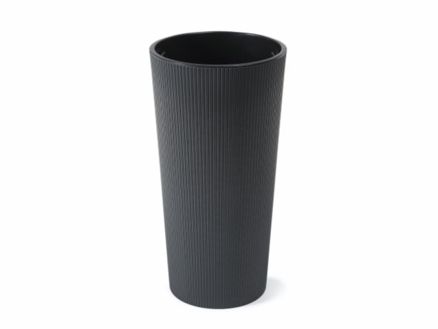 Maceta "LILIA ECO RECICLADO" color antracita 30 × 57 cm · plástico