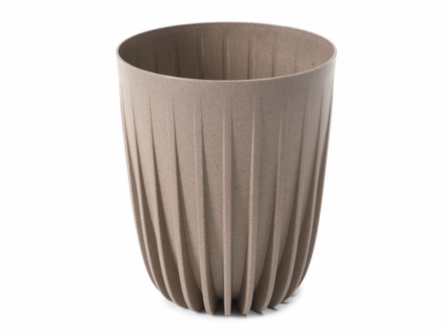 Maceta "ROMA ECO CAFÉ" leite 25 × 29 cm · plástico