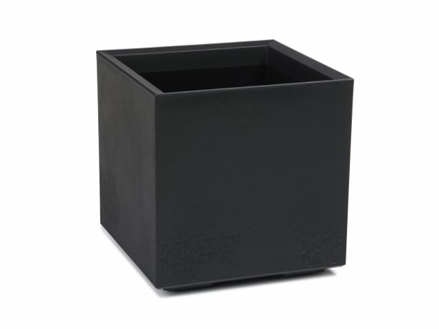 Maceta "KARO ECO RECICLADO" color negro 40 × 39 cm · plástico