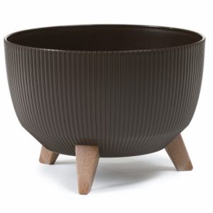 Maceta "ROMA JUMPER" café 40 × 20 cm · plástico