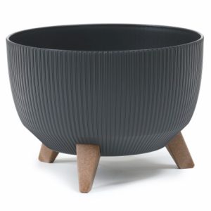 Maceta "ROMA ECO RECICLADO" color antracita 29 × 18 cm · plástico