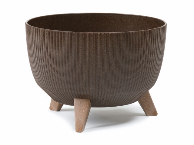Maceta "ROMA ECO CAFÉ" expresso 24 cm · plástico
