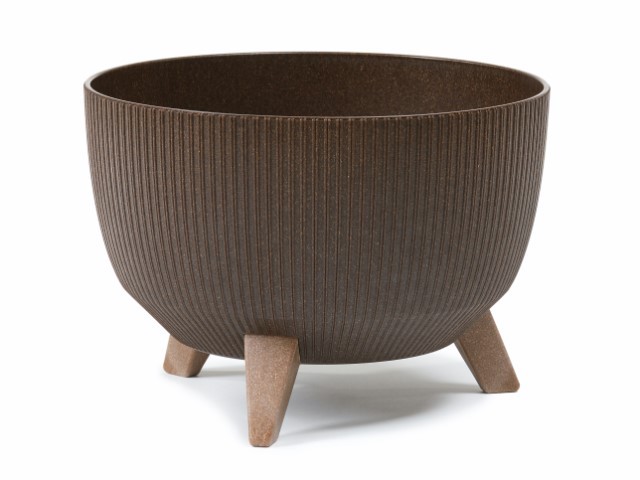 Maceta "ROMA ECO CAFÉ" expresso 29 cm · plástico