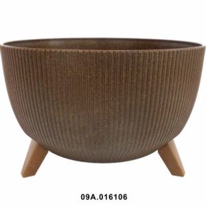 Maceta "ROMA ECO CAFÉ" expresso 40 cm · plástico
