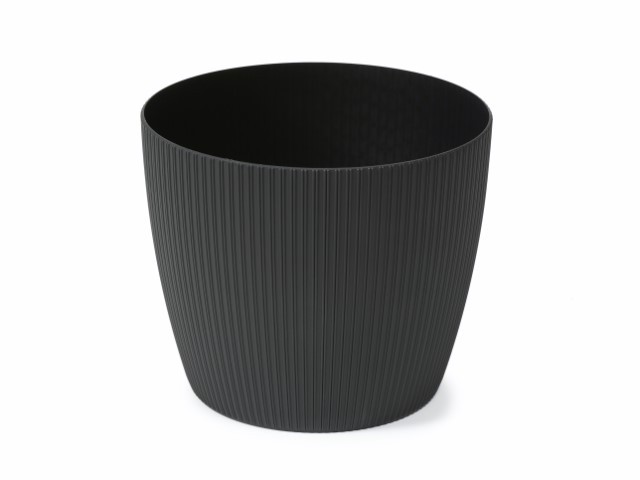 Maceta "MAGNOLIA ECO RECICLADO" color negro 11 × 10 cm · plástico