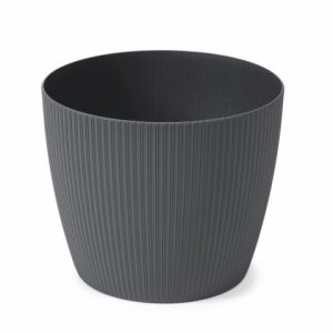 Maceta "MAGNOLIA ECO RECICLADO" color antracita 11 × 10 cm · plástico