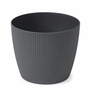 Maceta "MAGNOLIA ECO RECICLADO" color antracita 19 × 18 cm · plástico