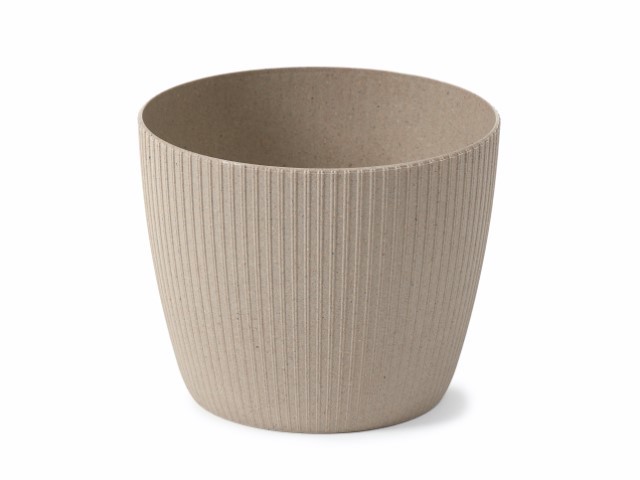 Maceta "MAGNOLIA ECO CAFÉ" leite 22 × 21 cm · plástico