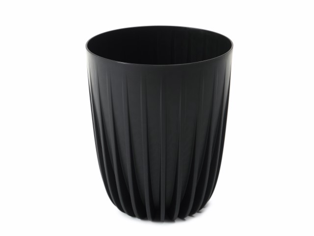 Maceta "MIRA ECO RECICLADO" color negro 14 × 14 cm · plástico
