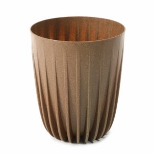 Maceta "MIRA ECO MADERA" acabado madera natural 14 × 14 cm · plástico