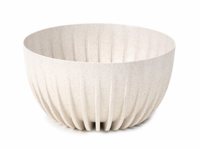 Maceta "MIRA ECO MADERA" color blanco 30 × 29 cm · plástico