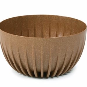 Maceta "MIRA ECO MADERA" acabado madera natural 30 × 29 cm · plástico