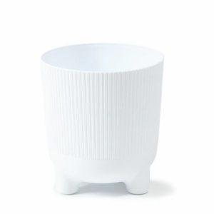 Maceta "ARIA ECO RECICLADO" color blanco 18 × 20 cm · plástico