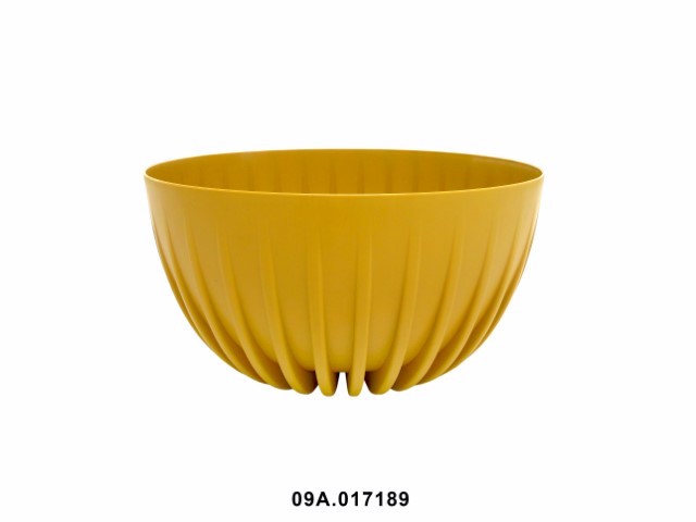 Maceta "MIRA" color mostaza 30 × 15 cm · plástico
