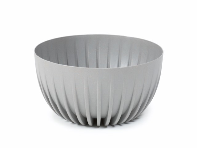 Maceta "MIRA ECO MADERA" color gris 24 × 14 cm · plástico