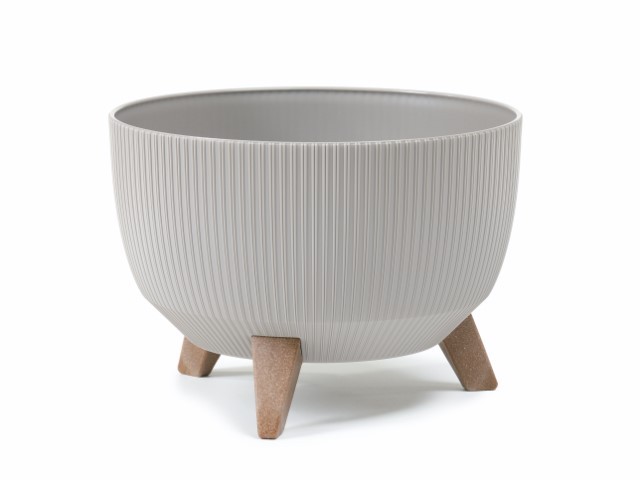 Maceta "ROMA JUMPER" taupe 40 × 20 cm · plástico