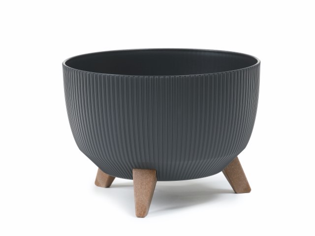 Maceta "ROMA ECO RECIC. JUMPER" color antracita 43 × 33 × 18 cm · plástico