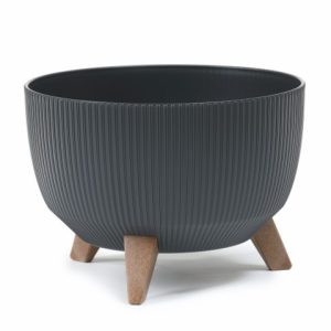 Maceta "ROMA ECO RECICLADO JUMPER" color antracita 47 × 22 cm · plástico
