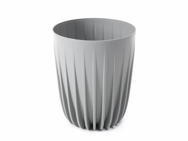 Maceta "MIRA" color gris 39 × 16 cm · plástico