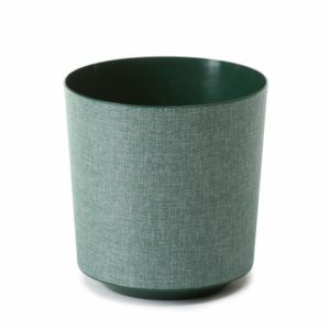 Maceta "GAMA TEXTIL" color abacate 19 cm · plástico