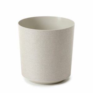 Maceta "GAMA TEXTIL" color algodón 30 cm · plástico