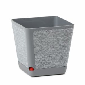 Maceta "KORA TEXTIL" color gris 18 × 18 cm · plástico
