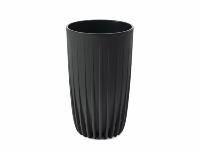 Maceta "MIRA ECO RECICLADO" color negro 25 × 42 cm · plástico