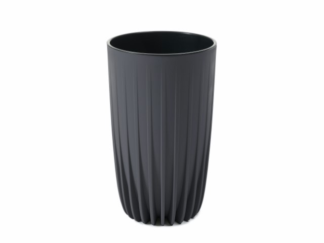 Maceta "MIRA ECO RECICLADO" color antracita 25 × 42 cm · plástico
