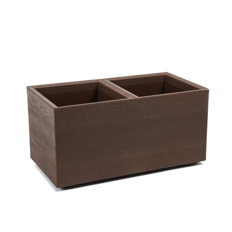 Maceta "KARO ECO CAFÉ" expresso 80 × 40 × 39 cm · plástico