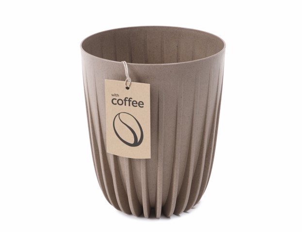 Maceta "MIRA ECO CAFÉ" leite 39 × 46 cm · plástico
