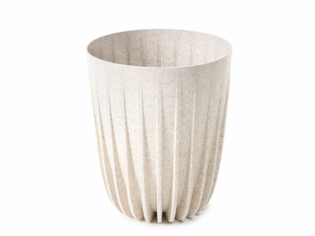 Maceta "MIRA ECO MADERA" color blanco 39 × 46 cm · plástico