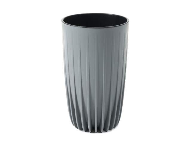 Maceta "MIRA" color gris 30 × 51 cm · plástico