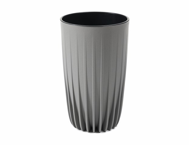Maceta "MIRA ECO MADERA" color gris 30 × 51 cm · plástico