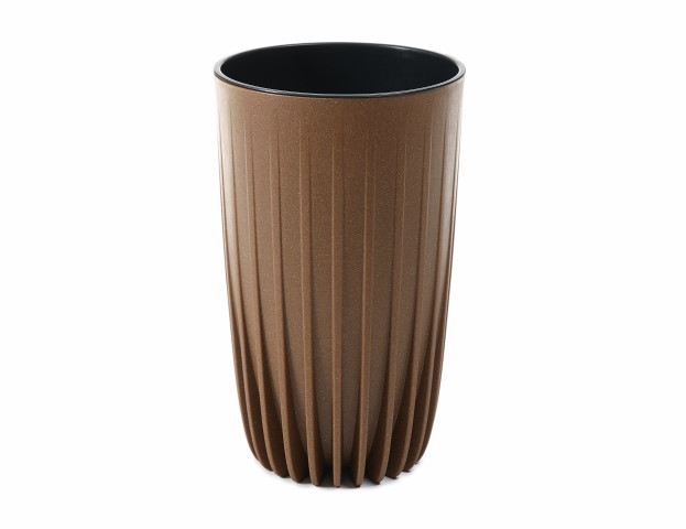 Maceta "MIRA ECO MADERA" madera 30 × 51 cm · plástico