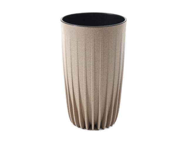 Maceta "MIRA ECO CAFÉ" leite 30 × 51 cm · plástico