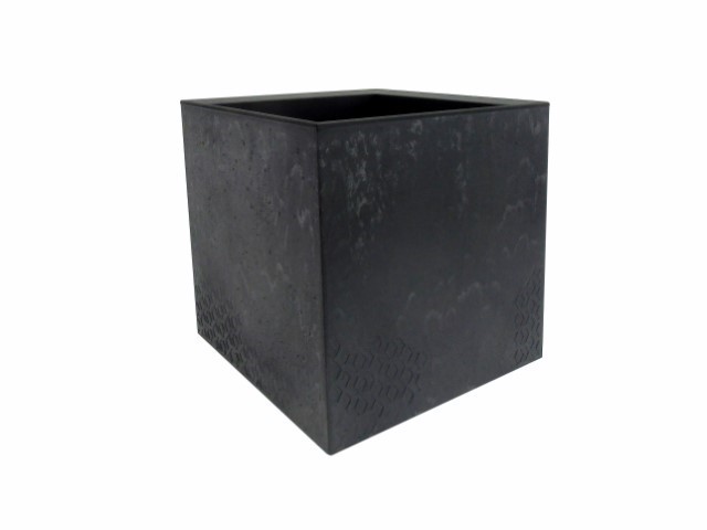 Maceta "KARO ECO RECICLADO" color negro 40 × 39 cm · plástico