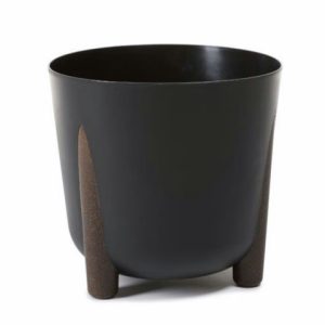 Maceta "FRIDA ECO RECICLADO" color negro 21 × 20 cm · plástico