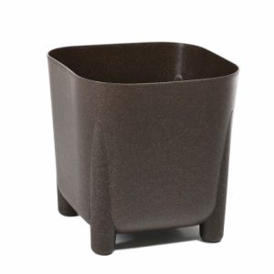 Maceta "SQUARE FRIDA ECO CAFÉ" expresso 25 × 23 cm · plástico