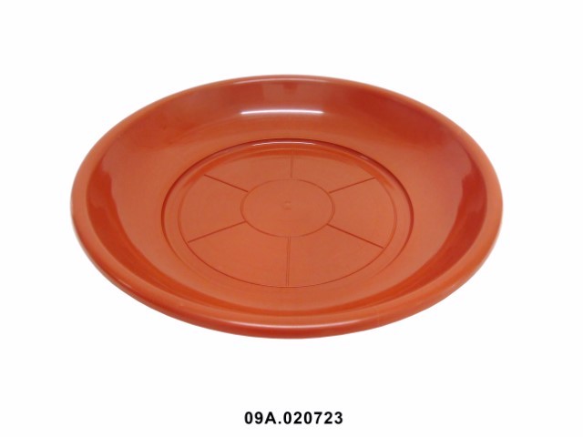 Plato para maceta campana 600 color marrón 45 × 7 cm · plástico