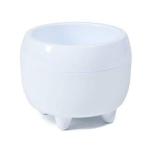 Maceta redonda "MONA" color blanco 23 cm · plástico