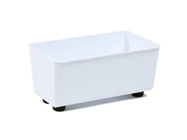 Jardinera "SAGA" color blanco 28 × 17 cm · plástico